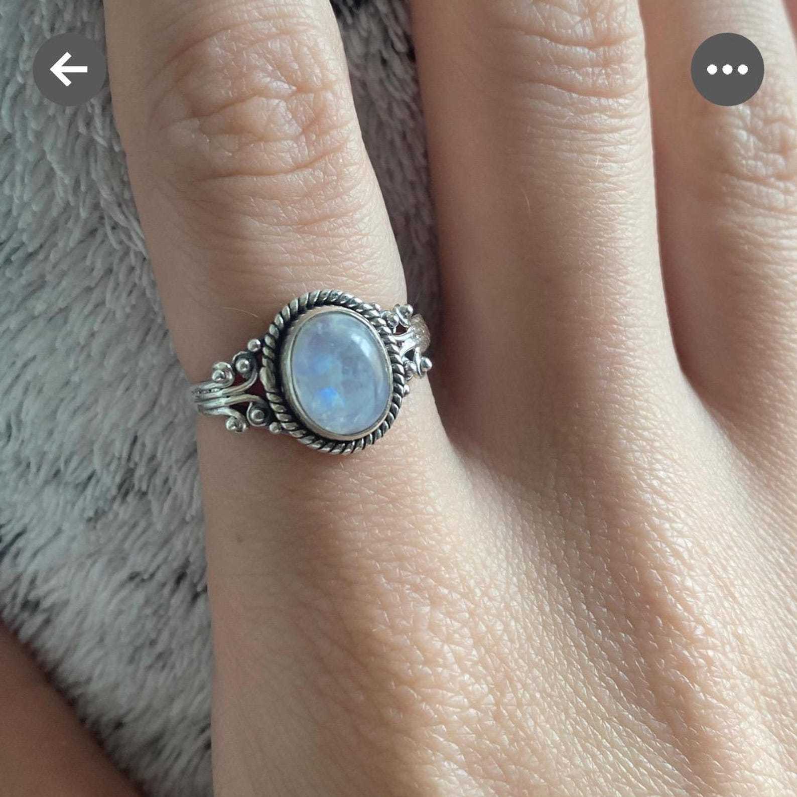 Sterling Silver Gemstone Ring